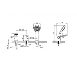 Смеситель LEMARK Atlantiss LM3245C
