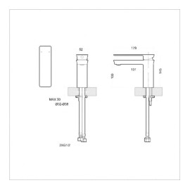 Смеситель BRAVAT Phillis F156101C-ENG
