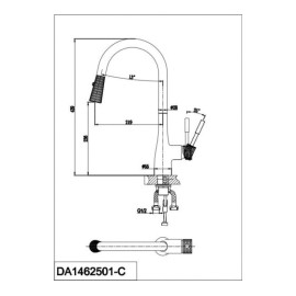 Смеситель D&K Rhein Schiller DA1462501C