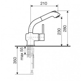 Смеситель ITALMIX INDUSTRIALE 0820 GREY