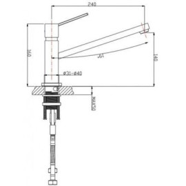 Смеситель Timo Tana 2593FN Chrome