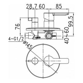 Смеситель IDDIS Sena SENSB00i67