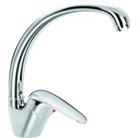 Смеситель TopZero WIX 202 STCR, матовый хром