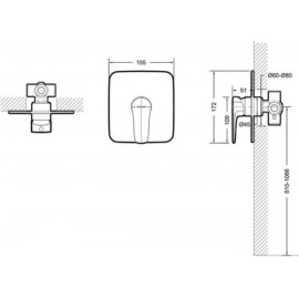 Смеситель BRAVAT Source PB8173218CP-ENG
