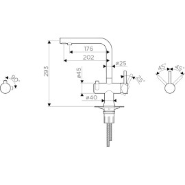 Смеситель OMOIKIRI Hotaru-GB-IB (4994499)