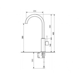 Смеситель Italmix Quadrus QS 1022 CHROME