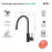 Смеситель IDDIS Kitchen 360 K36BLJ0i05 черный матовый