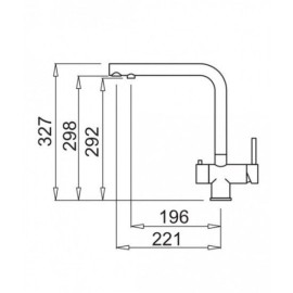 Смеситель ELLECI T01 Cromato