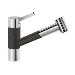 Смеситель BLANCO tivo-s chrome/silgranit (517610)