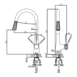 Смеситель D&K DA1462517A