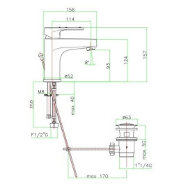 Смеситель FIORE Kyma Sky 78CR6520