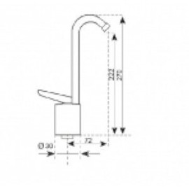 Смеситель KUPPERSBERG ameno kg2614 ecru/br