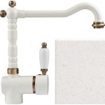 Смеситель KUPPERSBERG londra kg2471 white alabas/br