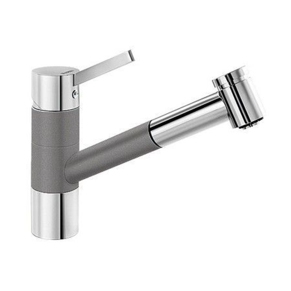 Смеситель BLANCO tivo-s chrome/silgranit (518798)