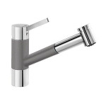 Смеситель BLANCO tivo-s chrome/silgranit (518798)