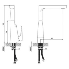 Смеситель LEMARK Shift LM4305C хром