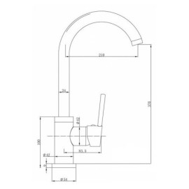 Смеситель EMAR ЕС-3004 хром