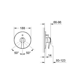 Смеситель GROHE Ectos 19547MB0 никель