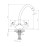 Смеситель DECOROOM DR54028 хром