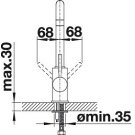 Смеситель Blanco MILI SILGRANIT темная скала (арт.525132)