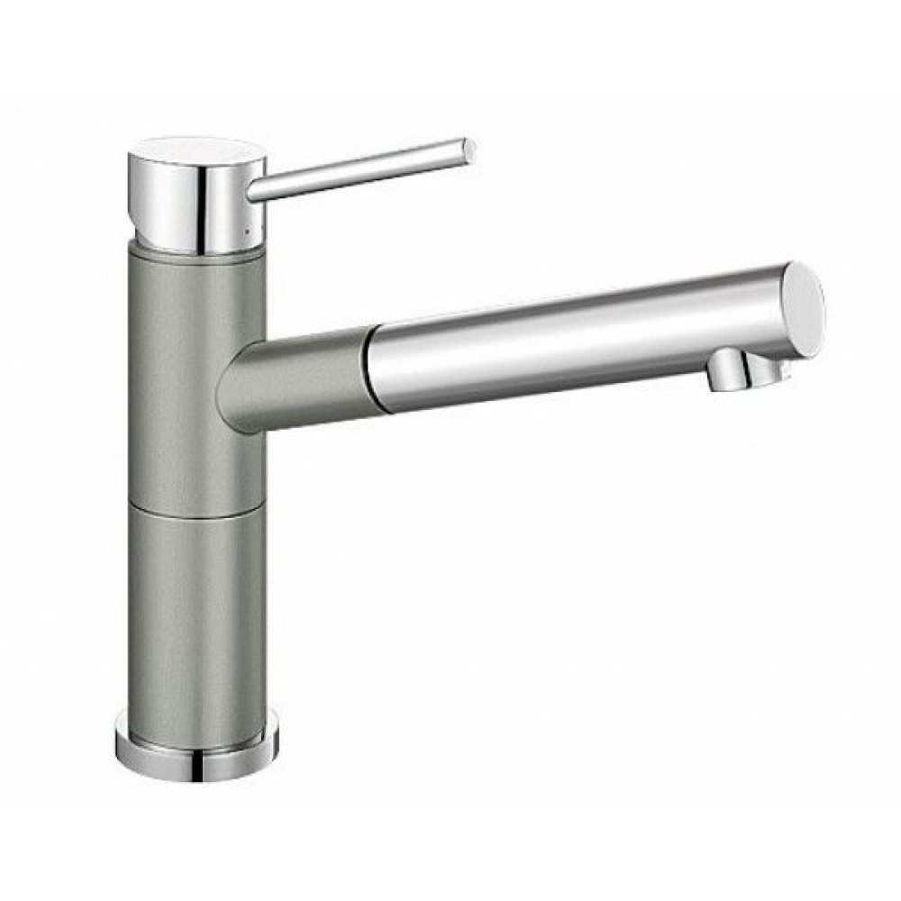 Смеситель для мойки BLANCO ALTA-S Compact хром/жемчужный с выдвижным шлангом 520730