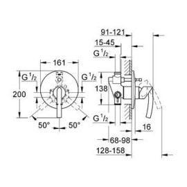 Смеситель GROHE Tenso 19050AV0 шелковый металл