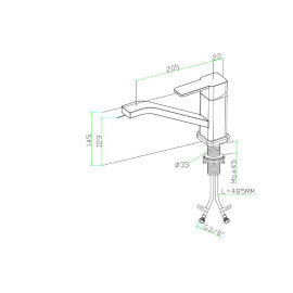 Смеситель Villeroy&Boch Cosi 926300LE