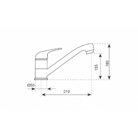 Смеситель KUPPERSBERG topaz kg2560 sand/br