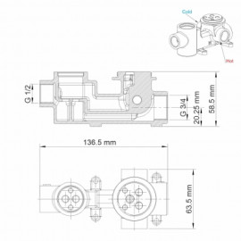 Смеситель WASSERKRAFT Donau 5341 хром