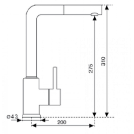 Смеситель KUPPERSBERG geo kg2385cr ecru