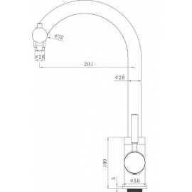Смеситель Seaman Barcelone SSL-5226 Gun