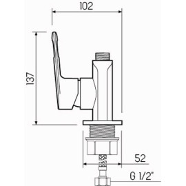 Смеситель РМС SL134-017FK