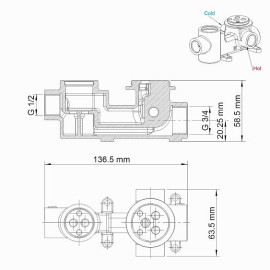 Смеситель WASSERKRAFT Aller 10641 white