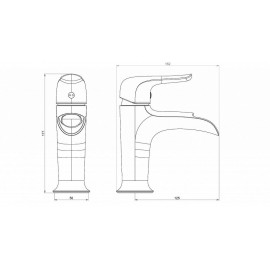 Смеситель DAMIXA Palace Evo 428240000 хром
