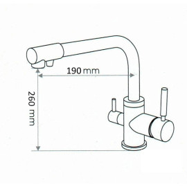 Смеситель EMAR ЕС-3003N.6 Барит