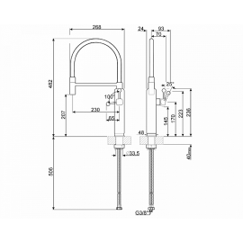 Смеситель SMEG MDF50CR