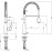 Смеситель E.C.A. FLUX 406218019EX