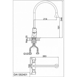 Смеситель D&K Hessen Grimm DA1382401