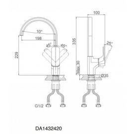 Смеситель D&K Berlin DA1432420