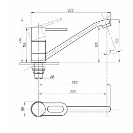 Смеситель ПРОФСАН PSM-425-008 Плюс