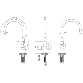 Смеситель PAULMARK Salix Sa213419-CR
