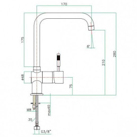 Смеситель FIORE Xenon 44CR5461