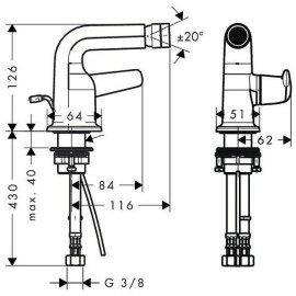 Смеситель AXOR Bouroullec 19210000