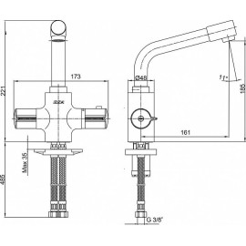 Смеситель E.C.A. Thermostatic 102108730EX