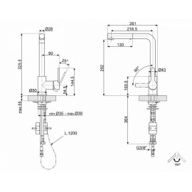 Смеситель SMEG MID1MN