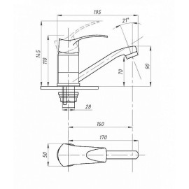 Смеситель ПРОФСАН PSM-215-023 Плюс