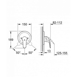 Смеситель GROHE Euroeco 19378000