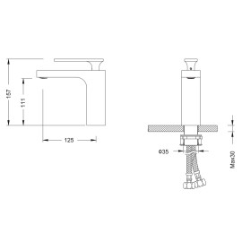 Смеситель TIMO Torne 4361/03F черный