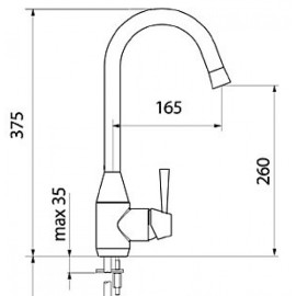 Смеситель WEBERT conic chrom cn920302015