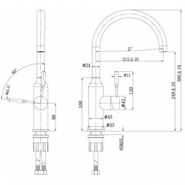 Смеситель LEMARK Expert LM5079S